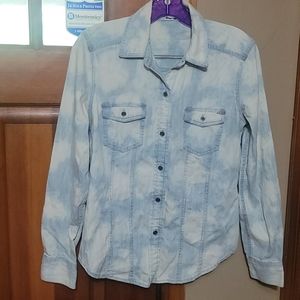 Bleached Demin Shirt